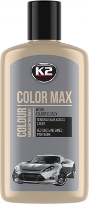 Изображение K2 K2 WOSK KOLORYZUJCY, NABYSZCZA I CHRONI. COLOR MAX 250 SREBRNY 250ML
