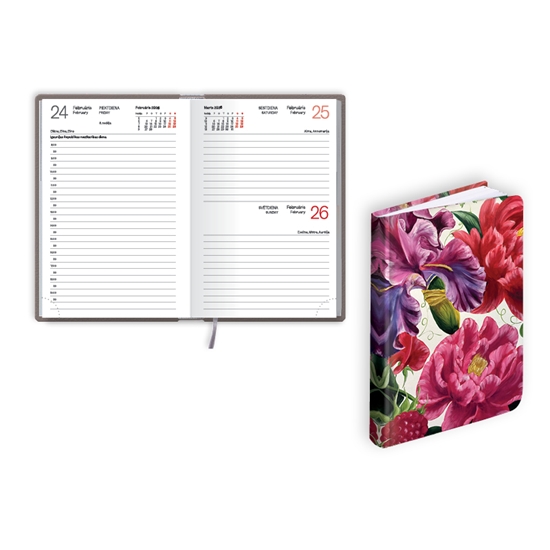 Picture of Kabatas plānotājs 2026.gadam EKO Mono flex Vintage, diena, 98x150 mm, laminētie vāki