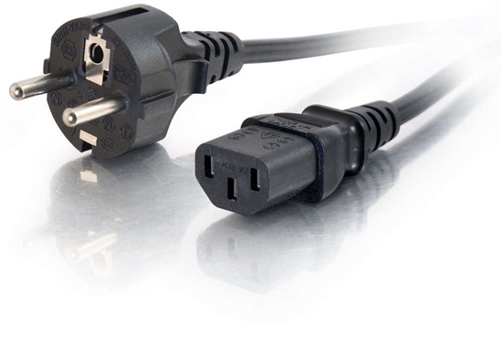 Picture of Kabel / 1 m Universal Power cord CEE 7/7