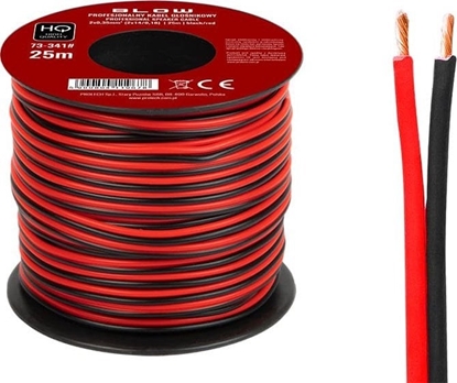 Picture of Kabel Blow 73-341# Przew.gon.2x0,35mm czarno-czerwony 25m