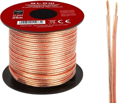 Picture of Kabel Blow 73-364# Przew.gon.2x1,00mm przezroczysty 25m