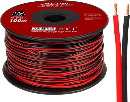 Picture of Kabel Blow 73-370# Przew.gon.2x0,22mm czarno-czerwony