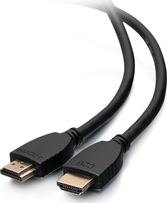 Picture of Kabel C2G C2G 6ft 4K HDMI Cable with Ethernet - High Speed - UltraHD Cable - M/M - HDMI-Kabel mit Ethernet - HDMI mannlich zu HDMI mannlich - 1.83 m - abgeschirmt - Schwarz