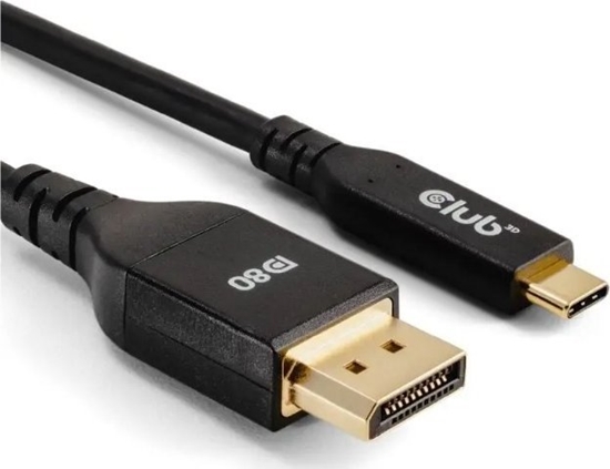 Picture of Kabel Club 3D Club3D Kabel   USB Typ C  <-> DP 2.1        1m 10K60Hz St/St retail