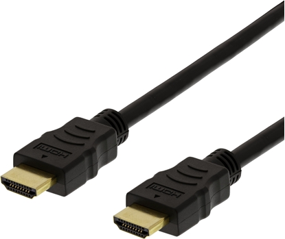 Изображение Kabel Deltaco HIGH-SPEED FLEX HDMI kabeliai, 7M, 4K UHD, juodas HDMI-1060D-FLEX