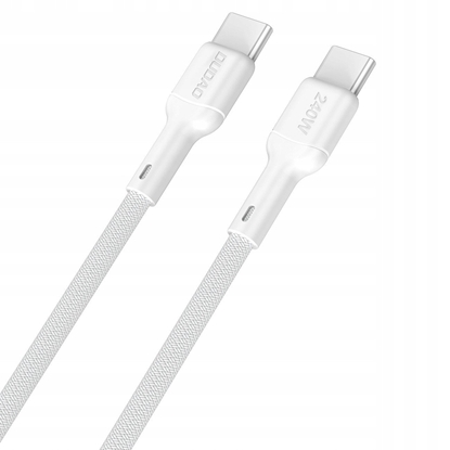 Attēls no Kabel USB Dudao USB-C - USB-C 2 m Biay (6976625335015)