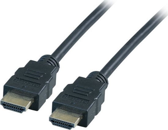 Изображение Kabel EFB EFB HighSpeed HDMI Kabel,Ethernet 4K30Hz A-A St-St,0,5m,schw
