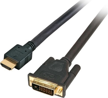 Attēls no Kabel EFB HDMI - DVI-D 2m czarny (K5432SW.2)