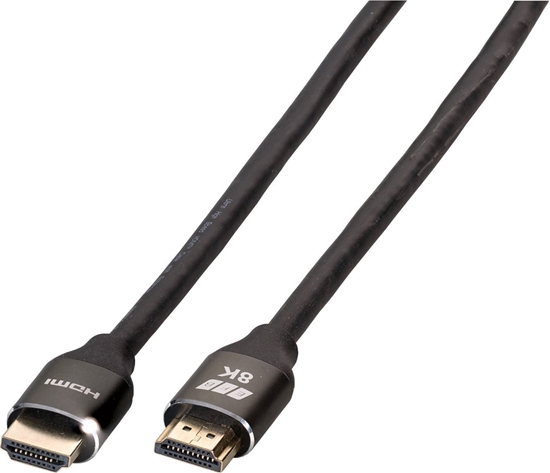 Picture of Kabel EFB Ultra HighSpeed HDMI Kabel with Ethernet 8K60Hz A-A St-St Premium Aluminium Stecker 2m schwarz