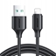Изображение Kabel USB Joyroom USB-A - Lightning 1 m Czarny (6956116735043)