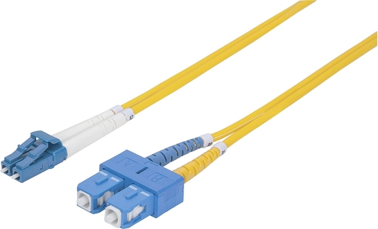 Picture of Kabel krosowy METZ CONNECT OpDAT, SC-D APC/LC-D APC OS2, 1 m