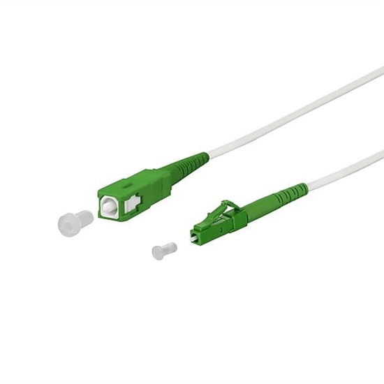 Picture of Kabel krosowy METZ CONNECT OpDAT, SC-S APC/LC-S APC OS2, 5 m