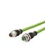 Picture of Kabel poczeniowy METZ CONNECT M12 eski-mski, 8-biegunowy, kodowany X, przelotowy, 2 m
