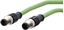 Attēls no Kabel poczeniowy METZ CONNECT M12 mski-M12 mski, 4-biegunowy kodowany D, 1 m