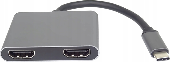 Picture of Kabel PremiumCord PremiumCord MST adapter USB-C na 2x HDMI, USB3.0, PD, rozliení 4K a FULL HD 1080p