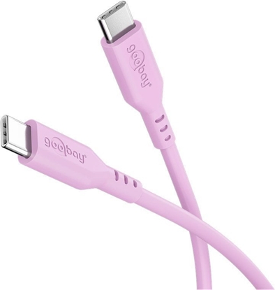 Picture of Kabel silikonowy USB-C, 1,5 m, Pink