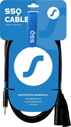 Attēls no Kabel SSQ SSQ MIXLR3 - Jack stereo 3,5mm - 2x XLR mski