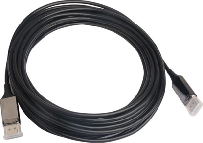 Attēls no Kabel Techly DisplayPort AOC Anschlusskabel 8K Glasfaser DisplayPort Kabel 20m schwarz Unempfindlich gegenueber elektromagn.Stoerungen