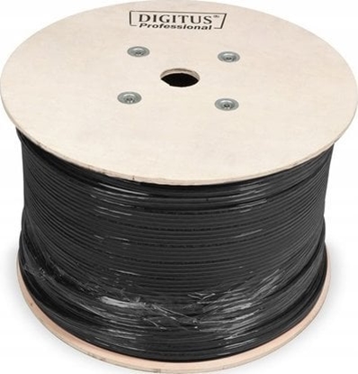 Изображение Kabel teleinformatyczny U/UTP kat.5e PE zewntrzny suchy czarny Fca DK-1511-V-5-OD /500m/