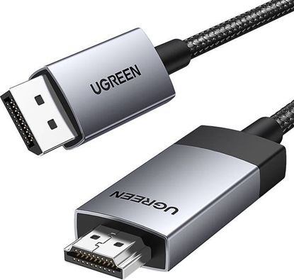 Attēls no Kabel Ugreen DisplayPort - HDMI 3m szary (25491)