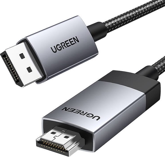 Picture of Kabel Ugreen DisplayPort - HDMI 3m szary (25491)