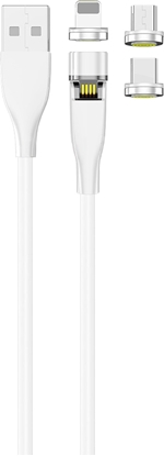 Изображение Kabel USB 2GO USB-A - USB-C + micro-B + Lightning Biay (797317)
