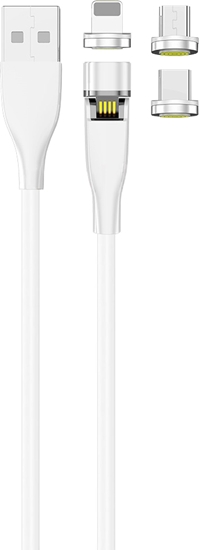 Изображение Kabel USB 2GO USB-A - USB-C + micro-B + Lightning Biay (797317)
