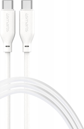 Picture of Kabel USB 4smarts USB-C / USB-C Kabel silikonowy High Flex 60W 1,5m biay
