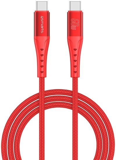 Picture of Kabel USB 4smarts USB-C - USB-C 1.5 m Czerwony (541453)