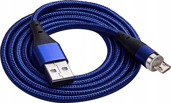 Picture of Kabel USB Akyga USB-A - microUSB 1 m Niebieski (AK-USB-47)