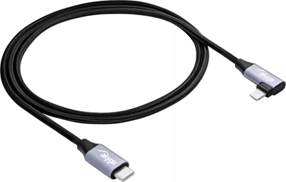 Attēls no Kabel USB Akyga USB-C - Lightning 1 m Czarny (AK-USB-56)