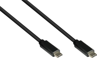 Attēls no Kabel USB Alcasa USB-C - USB-C 2 m Czarny (GC-M0115)