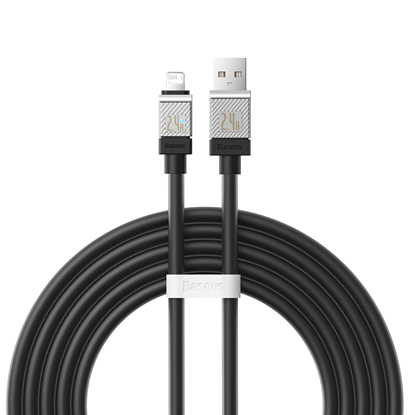 Attēls no Kabel USB Baseus USB-A - Lightning 2 m Czarny (CAKW000501)