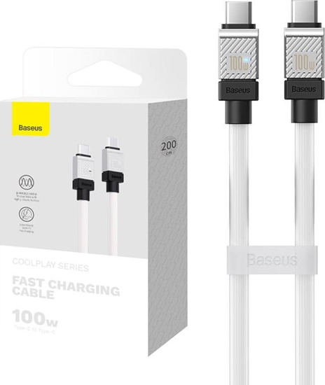 Picture of Kabel USB Baseus USB-C - USB-C 2 m Czarny (CAKW000302)