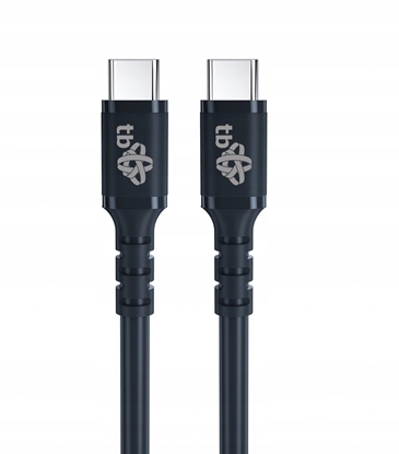 Picture of Kabel USB TB Print USB-C - USB-C 1 m Czarny (AKTBXKUCCZEL10B)