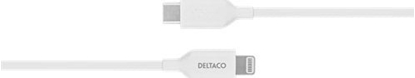 Изображение Kabel USB Deltaco USB-C - Lightning 2 m Biay (IPLH-452)