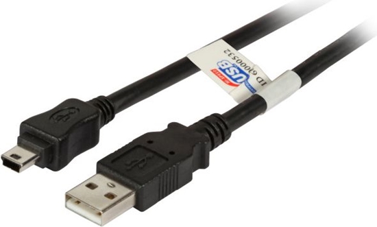 Изображение Kabel USB EFB USB-A - miniUSB 1.8 m Czarny (K5251SW.1,8)
