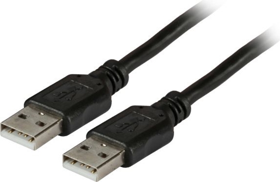 Изображение Kabel USB EFB USB-A - USB-A 1 m Czarny (K5253SW.1)