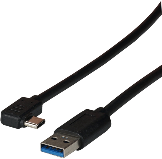 Picture of Kabel USB EFB USB-A - USB-C 0.5 m Czarny (EBUSBC-USBC5GAK.0,5)