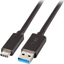 Attēls no Kabel USB EFB USB-A - USB-C 1 m Czarny (K5282-3ASW.1)