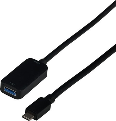 Изображение Kabel USB EFB USB-C - USB-A 5 m Czarny (EBUSBC-USBA10GE.5)