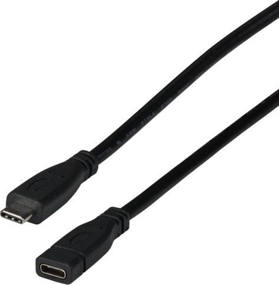 Picture of Kabel USB EFB USB-C - USB-C 0.2 m Czarny (EBUSBC-USBC10GE.0,2)