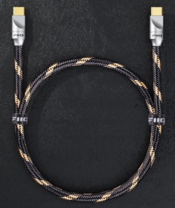 Attēls no Kabel USB FiiO USB-C - USB-C 1.5 m Czarny (6953175731207)