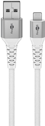 Изображение Kabel USB Goobay Lightning - USB-A 3 m Biay (RB74513)