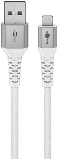 Picture of Kabel USB Goobay Lightning - USB-A 3 m Biay (RB74513)