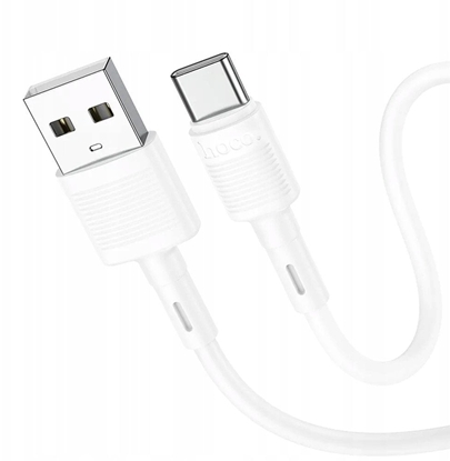 Attēls no Kabel USB Hoco USB-A - USB-C 1 m Biay (X83AcWhite)