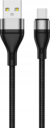 Picture of Kabel USB Jellico USB-A - microUSB 1 m Czarny (6974929202262)