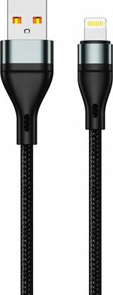 Picture of Kabel USB Jellico USB-A - Lightning 1 m Czarny (6974929202286)