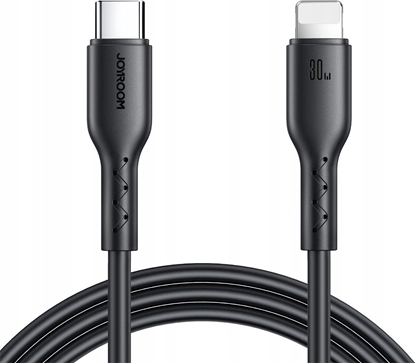 Picture of Kabel USB Joyroom USB-C - Lightning 1 m Czarny (JYR806)