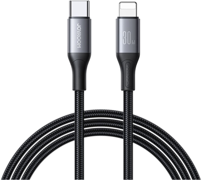 Attēls no Kabel USB Joyroom USB-C - Lightning 2 m Czarny (6956116797966)